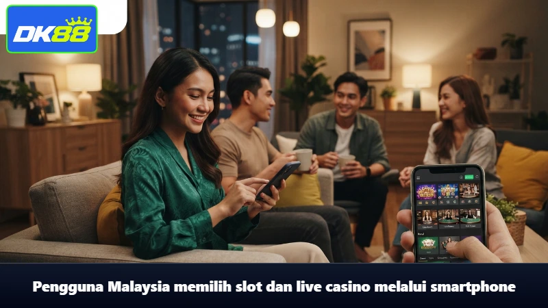 kasino online DK88 dengan slots live dealer dan instant games