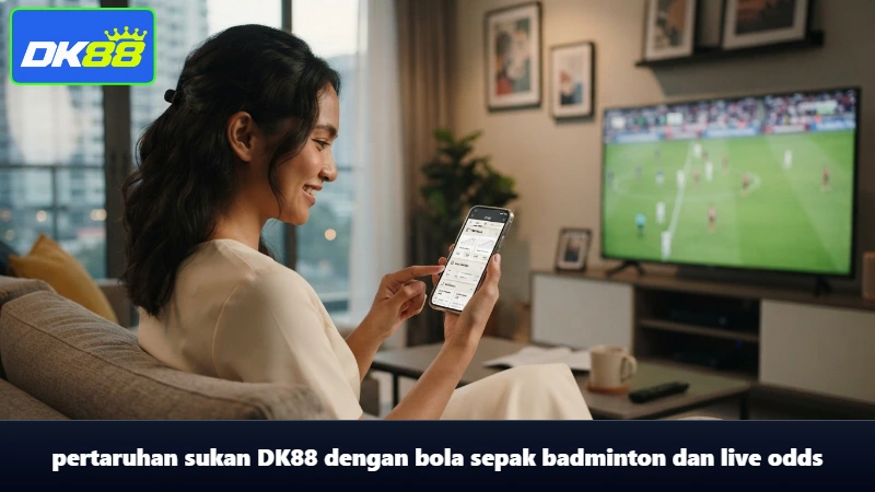 pertaruhan sukan DK88 dengan bola sepak badminton dan live odds